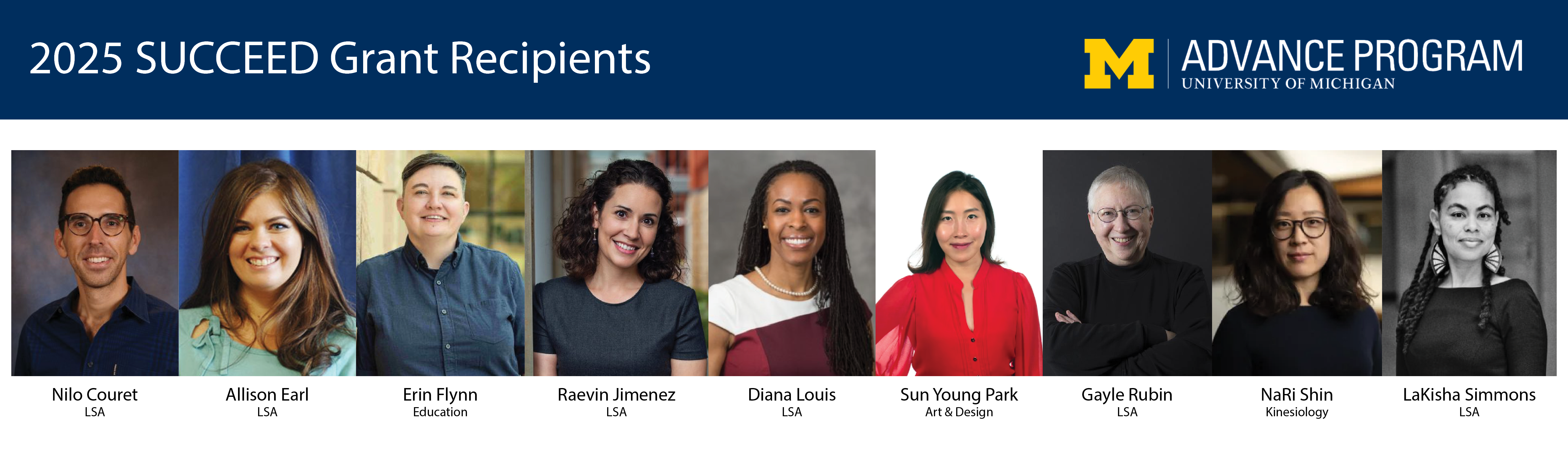SUCCEED Recipients