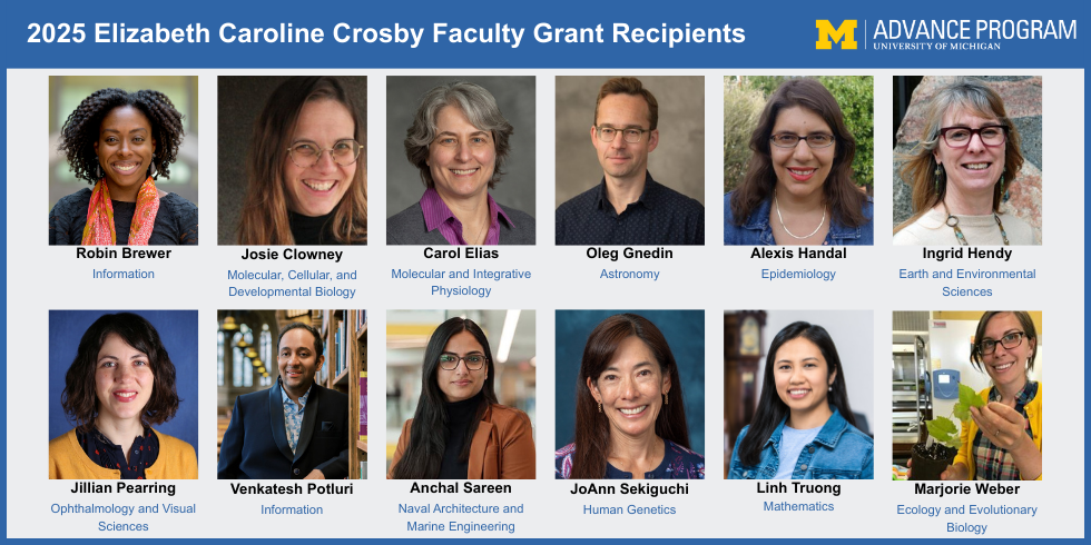 Crosby grant awardee portraits
