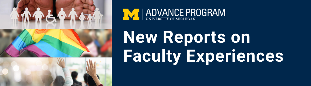 New reports on faculty experiences. Click the banner for a link to the reports: Disability, LGBTQ+, and lecturers